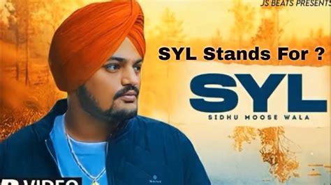 ysl song sidhu|SYL (Official Video) SIDHU MOOSE WALA .